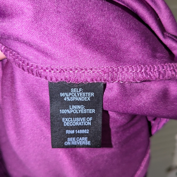 Torrid Purple Sequin V-Neck Tank - Picture 5 of 6